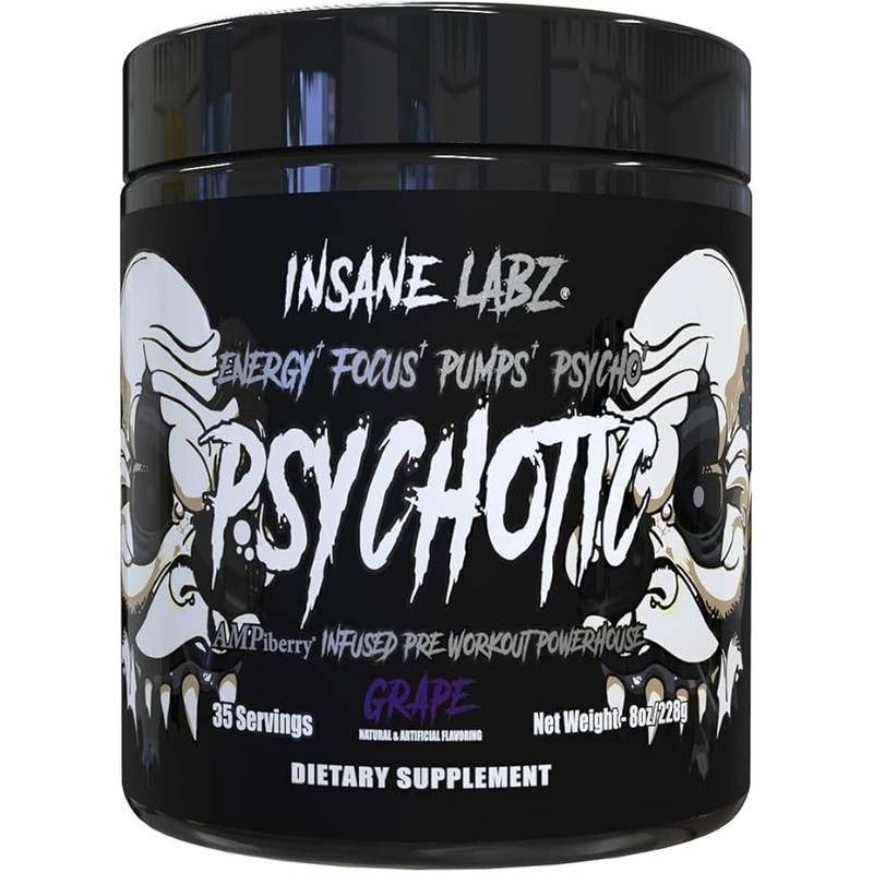 Psychotic Black by Insane Labz – High Energy Pre Workout