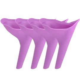 Female Urination Device,Travel Camping Outdoor Standing Pee Reusable Urinal Women Funnel Portable Urine Urinary,（4 Pcs ） Guang-T