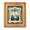 NKlaus The Holy Trinity Icon in Frame with Glass 14
