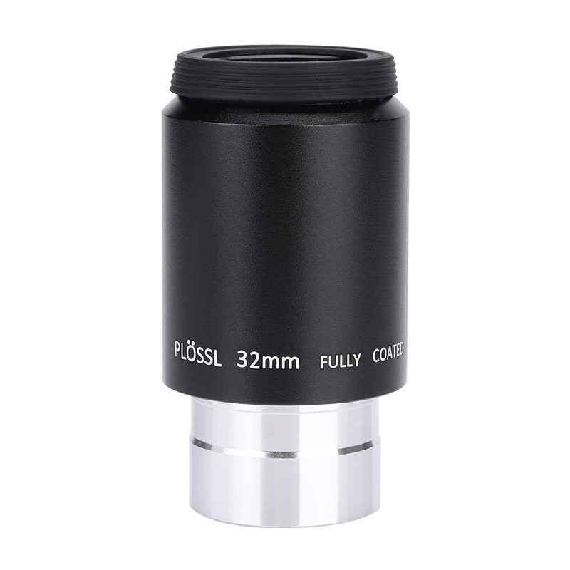 Yunir Black Plossl 32mm Telescope Eyepiece, Multi-Coated, 1.25" Filter Thread
