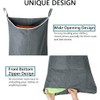 Space Saving Laundry Organizer -AUMA Over The Door Hanging Laundry