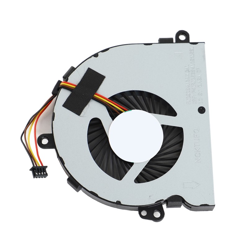 CPU Cooling Fan 4 Pin Efficient Quiet Laptop CPU Air