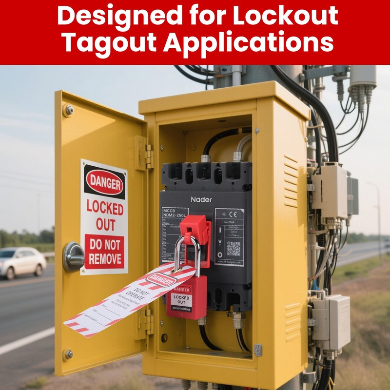 TOKCKYBL Circuit Breaker Lockout Device, 12 Pack - OSHA Compliant,