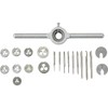 TOOLCRAFT TO-7106694 Tap Set HSS M1, M1.1, M1.2, M1.4, M1.6,
