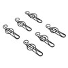 100 Pcs Note Paper Clip Black Creative Cute Music Wire