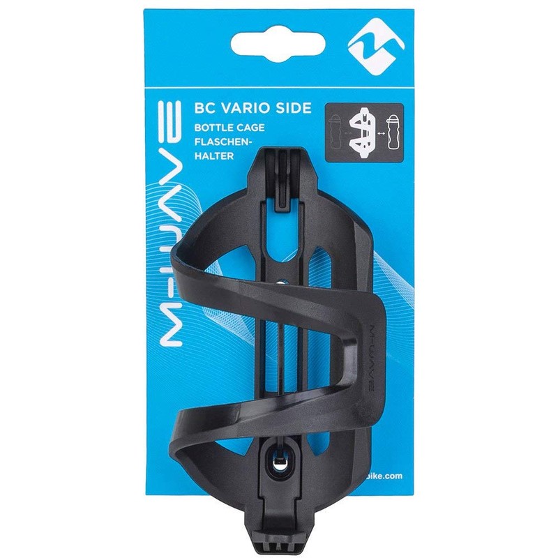 M-Wave Unisex Adult BC Vario Side Water Bottle Holder, Black,