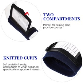 Homoyoyo Football Wrist Playbook, Wrist Trainer Football Game Bracelets Youth Quarterback Gear Playbook Bracelet Basketball Coaching Board Wrist Game Bracelet For Football Baseball