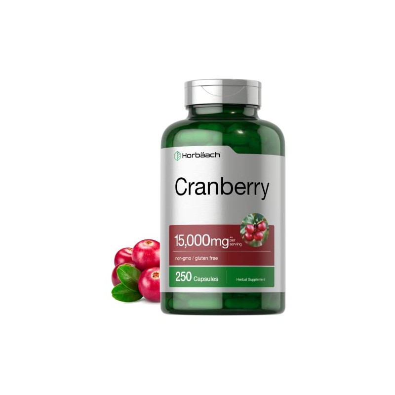 Horbäach Pastillas de arándano + vitamina C | 15.000 mg