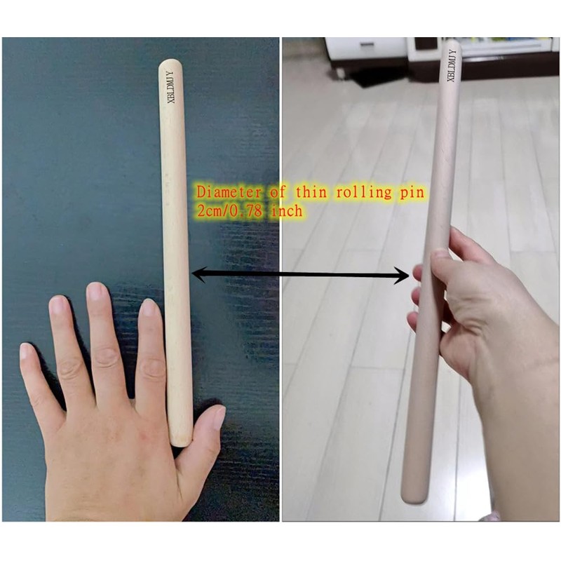 XBLDMJY Thin Rolling Pin(50 * 2cm)