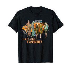 Roaring Twenties Flappers Vintage Classic Car T-Shirt