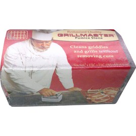 Grillmaster GM36 100% Natural Pumice Stone, Grill Cleaning Brick, Large Size, 5.75x2.75x2.75 inches, by US Pumice, (Each)