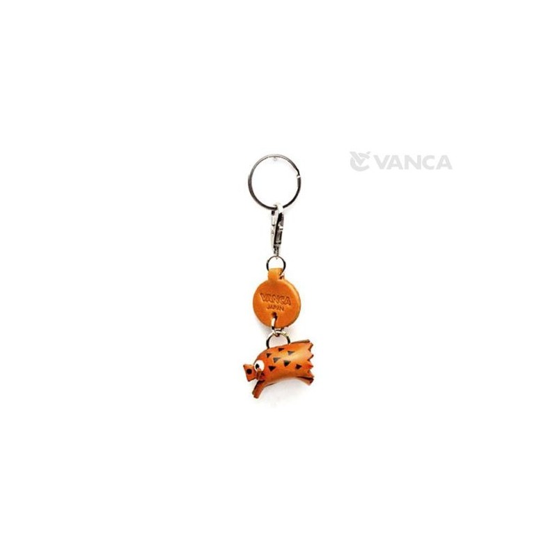 Inoshishi Genuine Leather Zodiac Keychain Bankakraft Leather Story (Made in