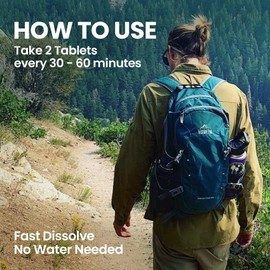 Venture Pal 100% Pure Magnesium Oil & Chewable Fast-Melt Electrolyte Tablets, Sport Electrolyte for Running Hiking Cycling Sports Nutrition