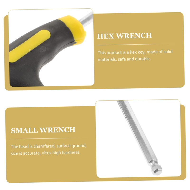 TEHAUX Long Arm Wrench t Handle Ratchet Set 5mm Key