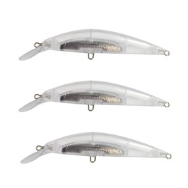 Orurdo Fishing Tackle DIY Series Unpainted Version Lure Heavy Weight Sinking Minnow C 4.2 inches (10.7 cm) 24g (Set of 3) qm100007a03n0