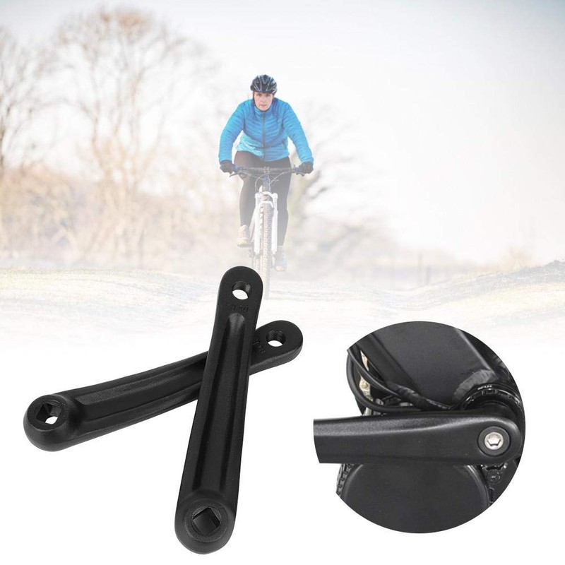 Pair of Bike Crank Arms Diamond Hole Square Hole Drive