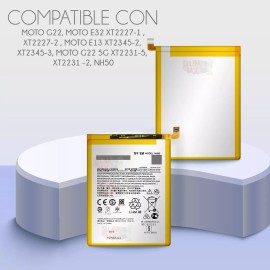 Slim Company Bateria Pila Para Moto G22 5g G22 Xt2231-2 Xt2231-5 Nh50