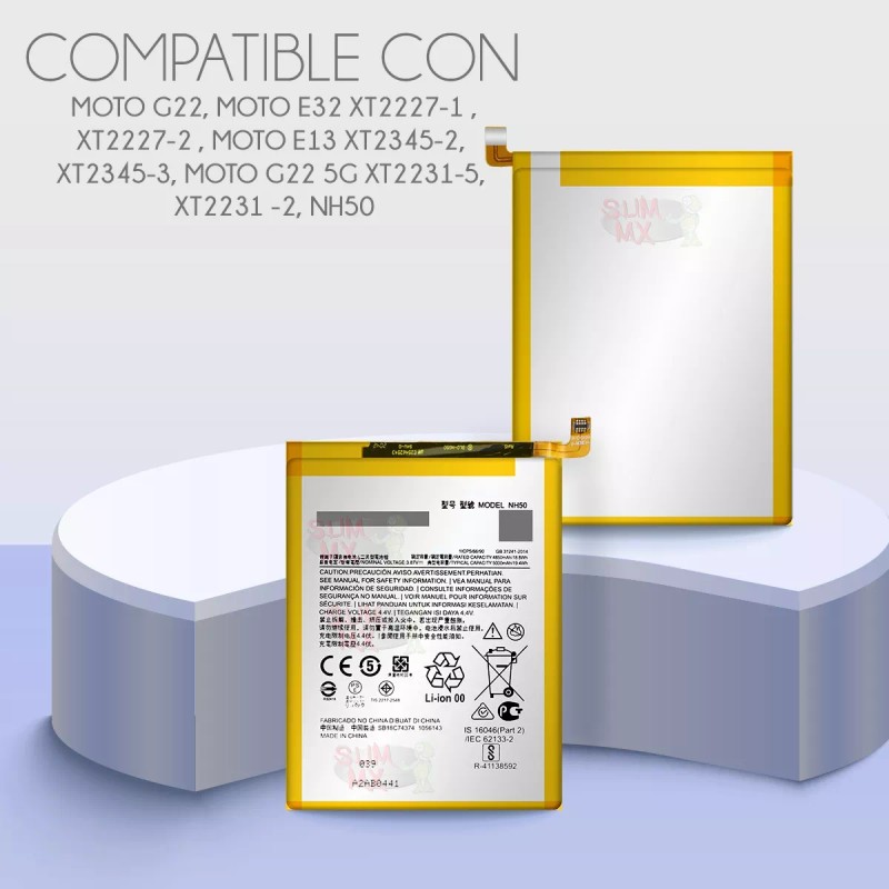 Slim Company Bateria Pila Para Moto G22 5g G22 Xt2231-2