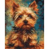 TUMOVO DIY Paint by Number Yorkshire Terrier Paint by Numbers