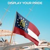Georgia 1 Outdoor Flag (3x5ft) by DreamController - Durable, Fade-Resistant