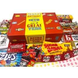 1975 Retro Childhood Candy Gift Box for 50th Birthday 1970s sweets JN