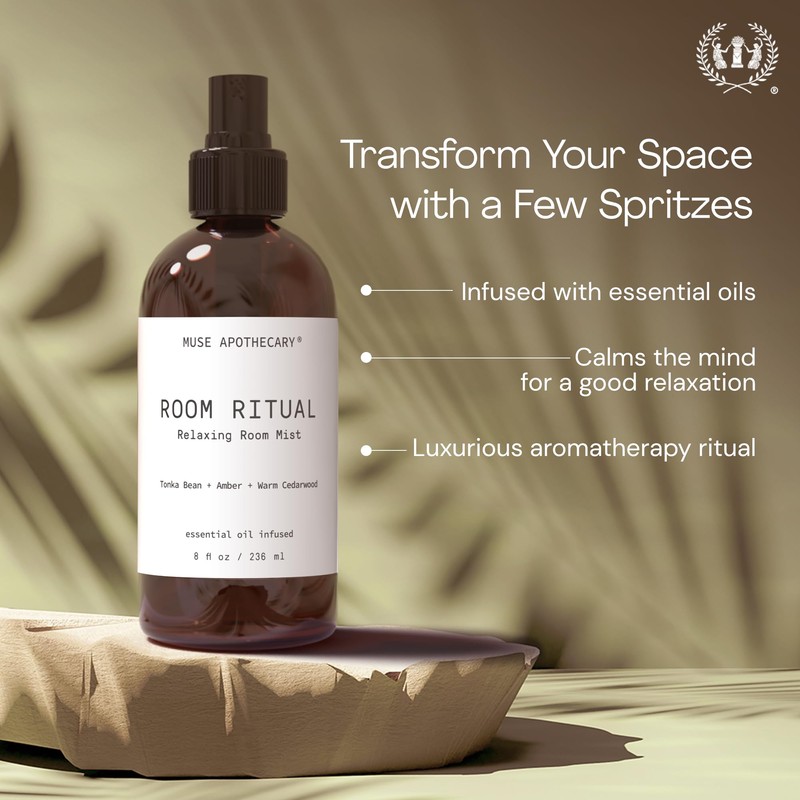 Muse Apothecary Room Ritual - Aromatic and Relaxing Room Mist,