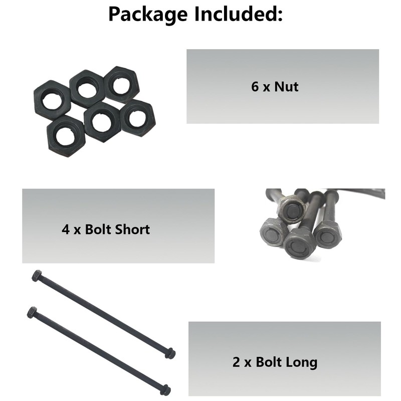 BIGLKNM Upper & Lower A Arm Bolts Nuts Compatible with