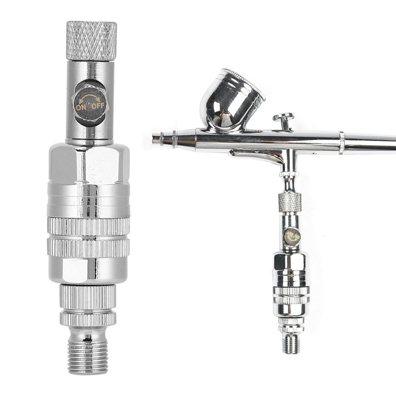 Mini Air Filter Airbrush Moisture Water Trap Adjustable Airflow Control
