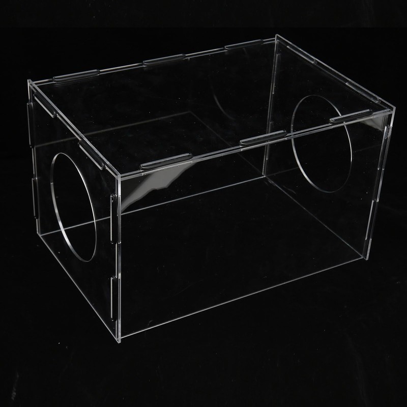 Closed Sanding Box Highly Transparent Rectangular Table Polishing Tool for