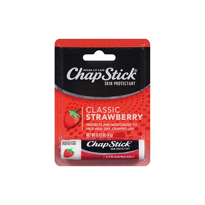 Chapstk Strawberry Size .15z ChapStick Strawberry .15oz Paquete de 2