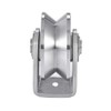 Stainless Steel 3in V Groove Heavy Duty Track Wheel Rigid