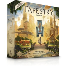 Stonemaier Games: Tapestry (Base Game) by Jamey Stegmaier | A Civilization Building Strategy Board Game | Lead a Civilization to Greatness Through Cultural & Tech Advances | 1-5 Players, 120 Mins