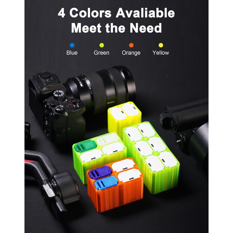 Selens TPU Air Bladder NP-FZ100 Camera Battery Case Bag Box