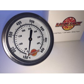 LavaLock® 2-5/8" BBQ smoker thermometer temp gauge