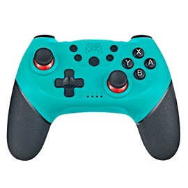 Etigood Switch Controllers Bluetooth Wireless Pro Controller Gamepad Support Vibration, Six Axis Gyroscope Functions, Compatible with Switch (Black Green)