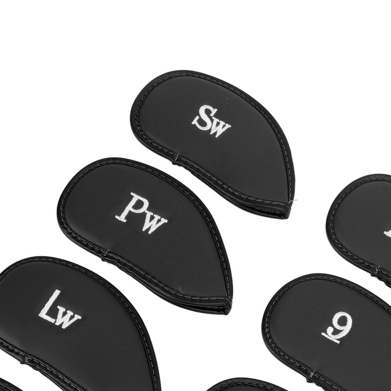 12Pcs Golf Iron Covers Set with Numbers Soft Protective Golf