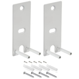 BestParts 1 Pair of White Wall Mount Brackets Compatible with Bose OmniJewel Lifestyle 650 Home Entertainment System, Speakers Wall Mount Brackets Replacement