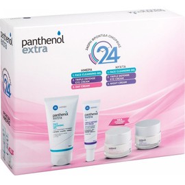 Panthenol Extra Promo Face Cleansing Gel, 150ml & Triple Defense Eye Cream, 25ml & Day Cream Spf15, 50ml & Night Cream, 50ml