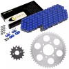 Caltric Blue O-Ring Drive Chain & Sprockets Kit for Suzuki