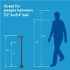 Carex Soft Grip Walking Cane with Pivot Tip - Height