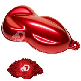 Red Mica Powder Cardiac Red Pearl 25g | Red Pearl Pigment Powder for Auto Paint | Resin Pigment Powder | Non-Toxic Mica Powder for Paint, Epoxy, Resin, Nail Polish, Arts & Crafts