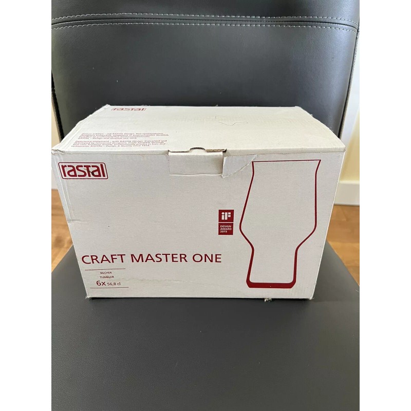 Estrella Galicia Maeloc Sidras Glasses. 0.5 Pint. Box of 6.