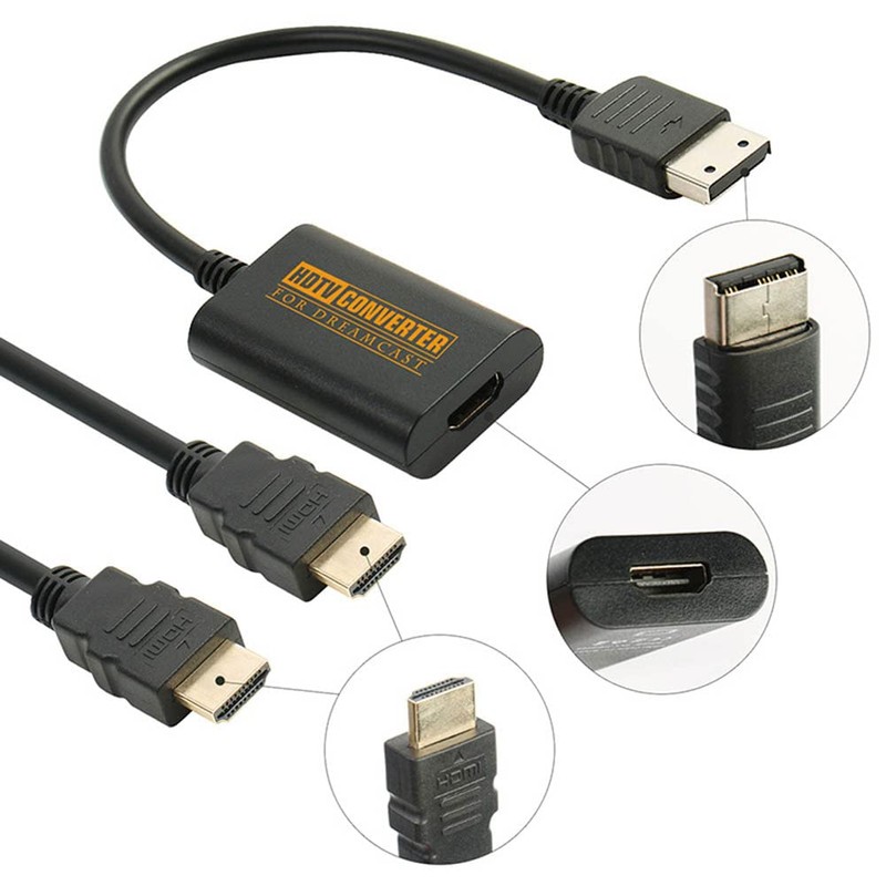 DC HDMI Converter Dreamcast to HDMI Converter Plug and Play