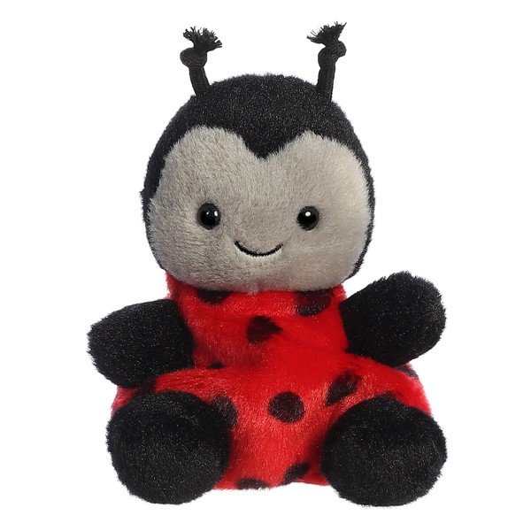 Aurora® Adorable Palm Pals™ Lil Spots Ladybug™ Stuffed Animal - Pocket-Sized Fun - On-The-Go Play - Red 5 Inches