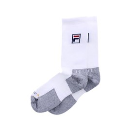 Fila Crew Unisex Socks Size M, Color: White/Grey