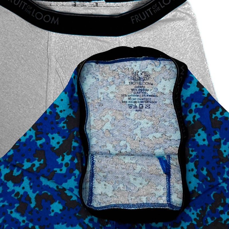 Fruit Of The Loom Boxer Trunk Low Rise, Hombre, Estampados,