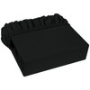 Soroor Bedding & Linen, Microfiber Single Fitted Sheet, Black Deep