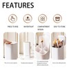 ACSTORi Waterproof Dustproof Makeup Brushes Organizer With Portable Covered Cap