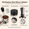 54mm Espresso Accessories Kit, 9-Piece Set with Knock Box &
