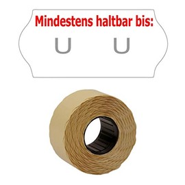 Price Labels 26 x 12 mm for Sato 26 / Samark 26 / Samark 26 White Permanent (1 Roll) PB-Onlinehandel